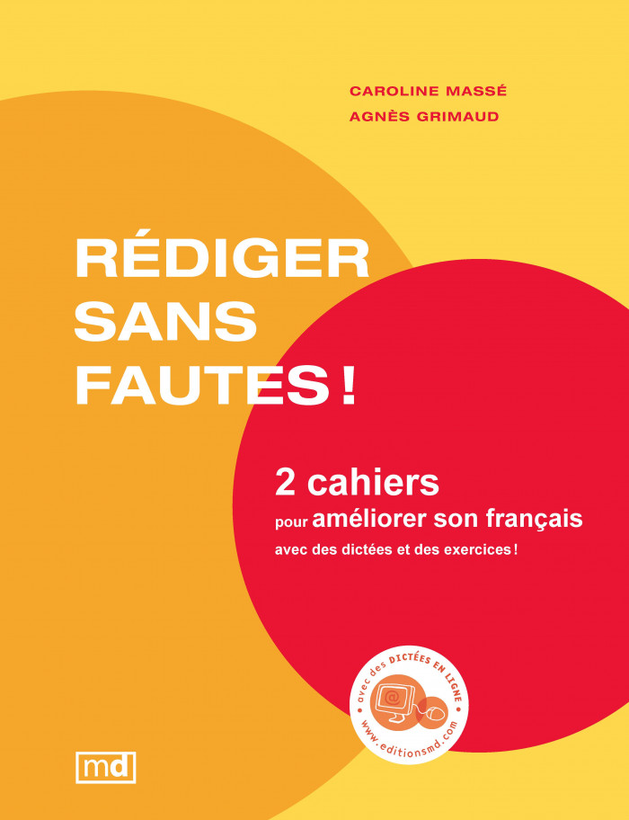 Couverture de Rédiger sans fautes! - Coffret (niveaux 1 et 2)