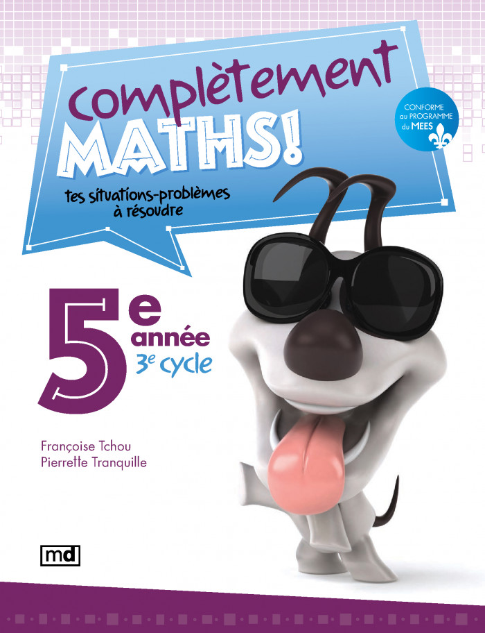 Couverture de Complètement maths!, 5e année