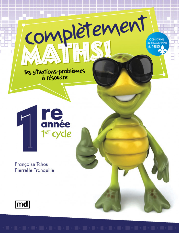Couverture de Complètement maths!, 1re année