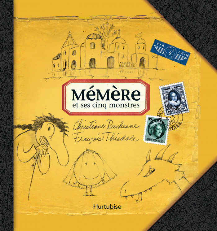 Couverture de Mémère et ses cinq monstres