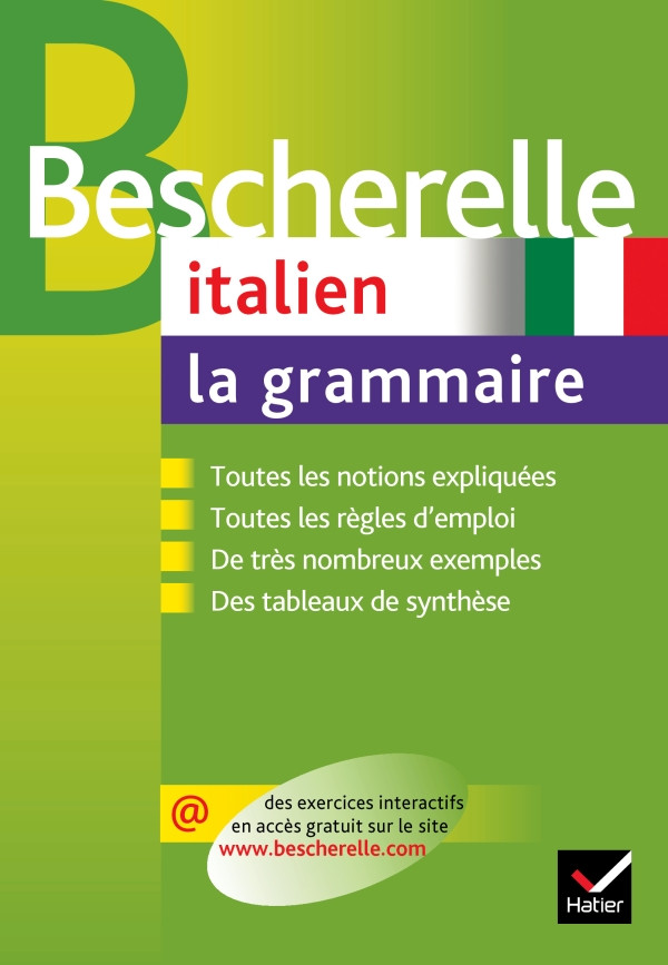 Couverture de Bescherelle Italien : la grammaire
