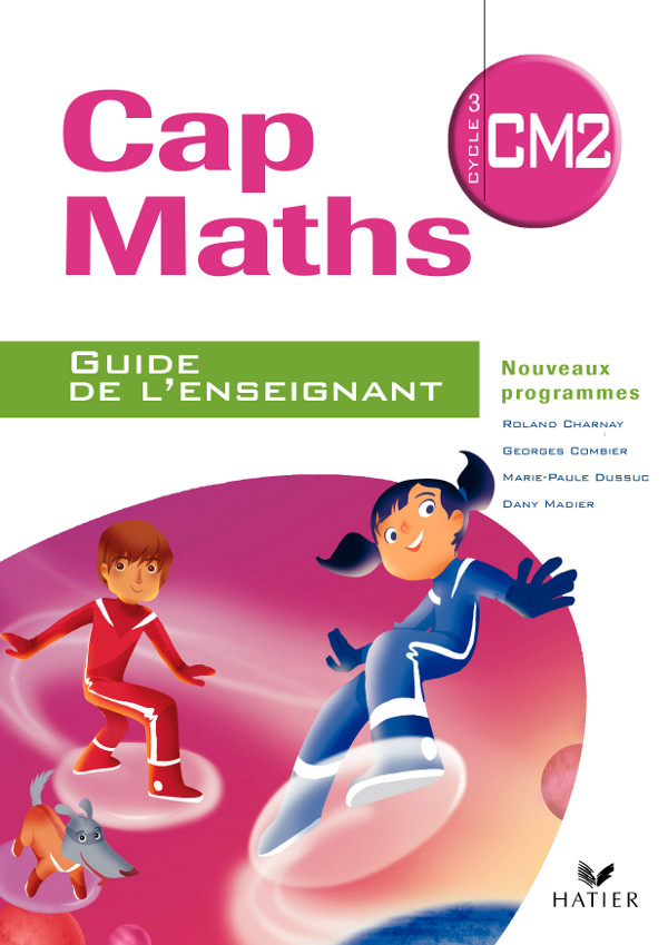 Couverture de Cap Maths CM2 guide de l'enseignant et cahier géométrie-mesure