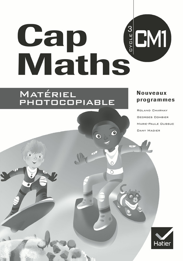 Couverture de Cap Maths - Matériel photocopiable, CM1