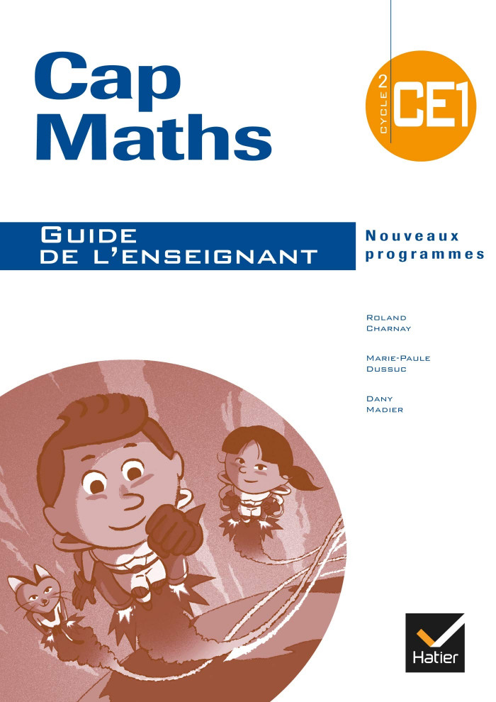 Couverture de Cap Maths - Guide de l'enseignant, CE1
