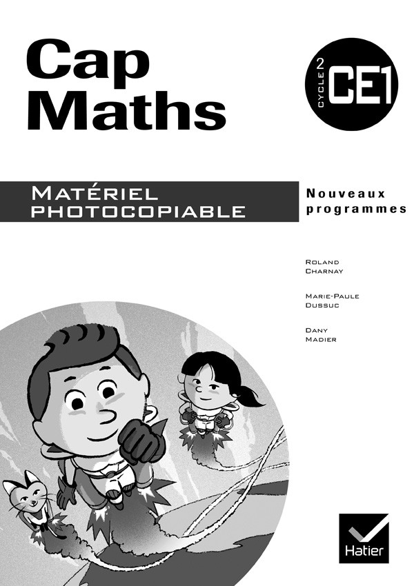 Couverture de Cap Maths - Matériel photocopiable, CE1