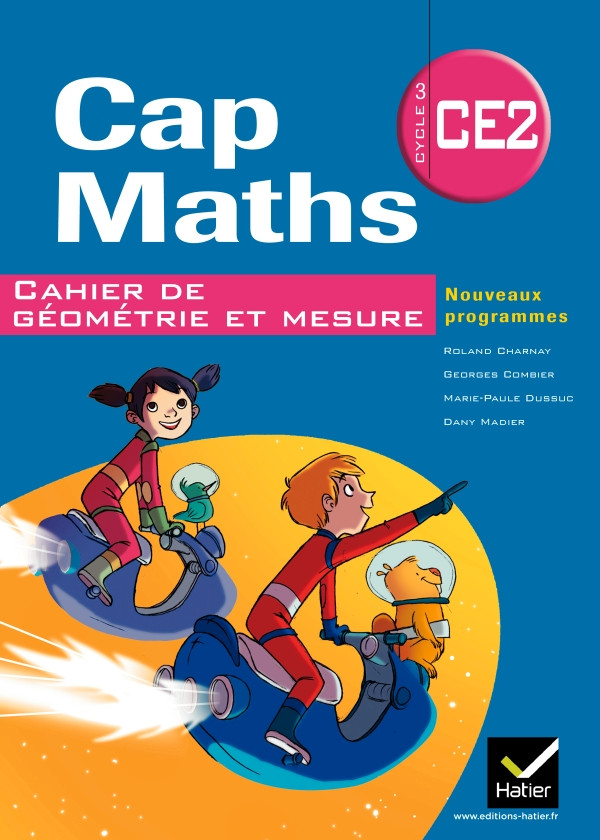 Couverture de Cap Maths - Cahier de géométrie et mesure, CE2