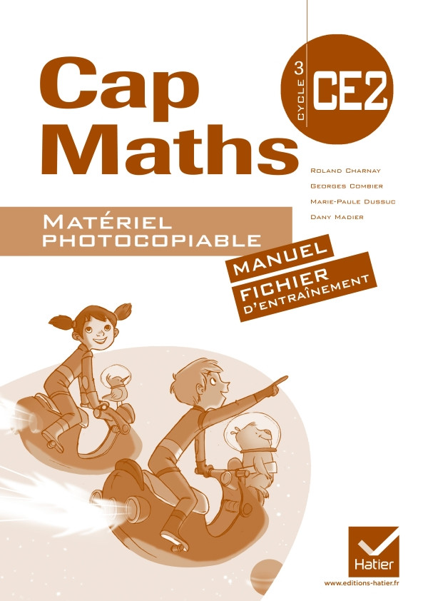 Couverture de Cap Maths - Matériel photocopiable, CE2