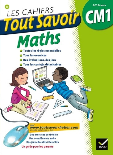 Couverture de Les cahiers Tout Savoir : Maths, CM1