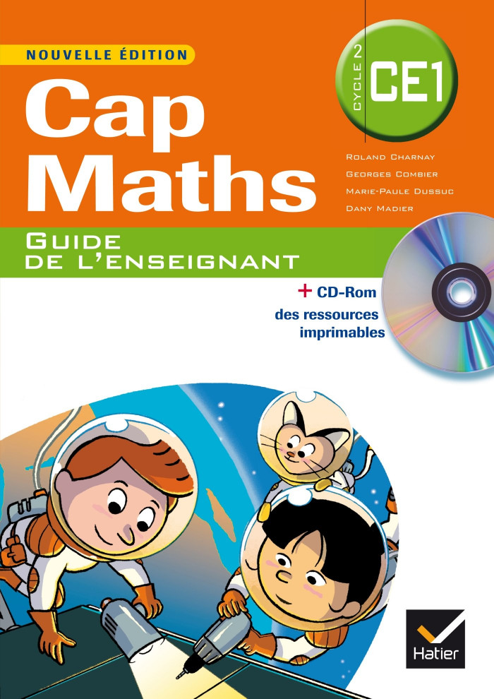 Couverture de Cap Maths - Guide de l'enseignant, CE1