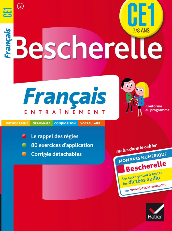 Couverture de Bescherelle - Cahier : Français, CE1