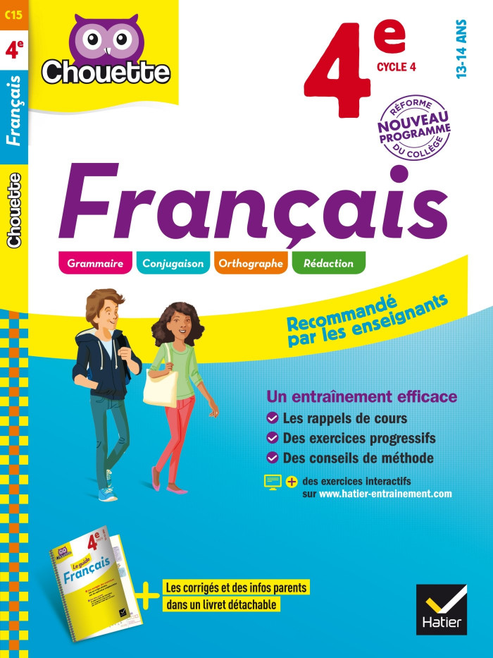 Couverture de Chouette : Français, 4e (13-14 ans)