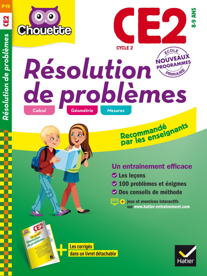 Couverture de Chouette : Résolution de problèmes, CE2 (8-9 ans)