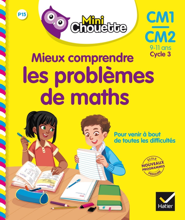 Couverture de Mini Chouette : Mieux comprendre les problèmes de maths, CM1/CM2
