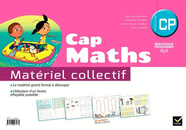Couverture de Cap Maths - 60 matériel collectif pour la classe, CP