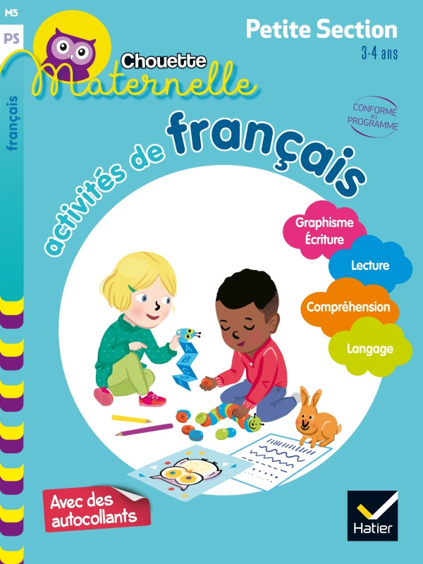 Couverture de Chouette maternelle activités de français Petite Section