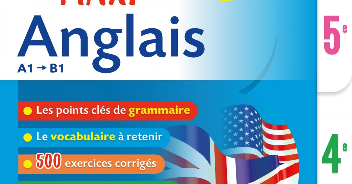 Bescherelle Mon maxi cahier d'anglais 6e, 5e, 4e, 3e - Distribution HMH