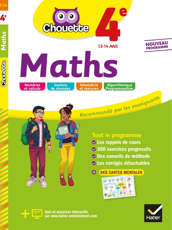 Couverture de Chouette : Maths, 4<sup>e</sup>