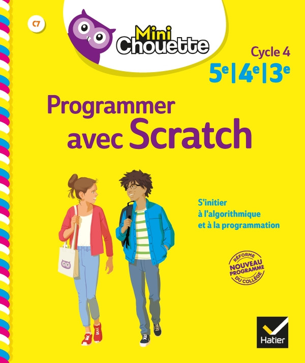Couverture de Mini Chouette : Programmer avec Scratch 5e/4e/3e