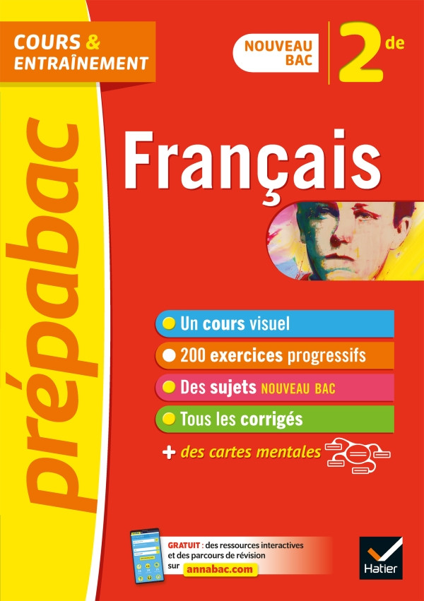 Couverture de Prépabac - Cours & entraînement: Français 2de