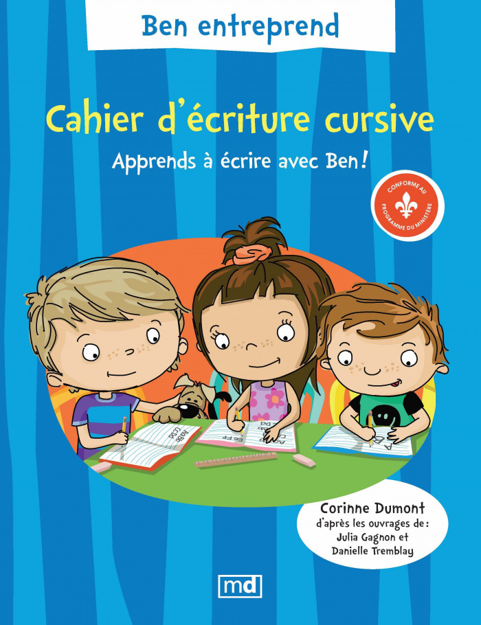 Couverture de Ben entreprend - cahier d'écriture cursive