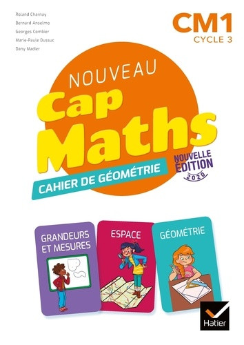 Couverture de Cap Maths - Cahier de géométrie, CM1