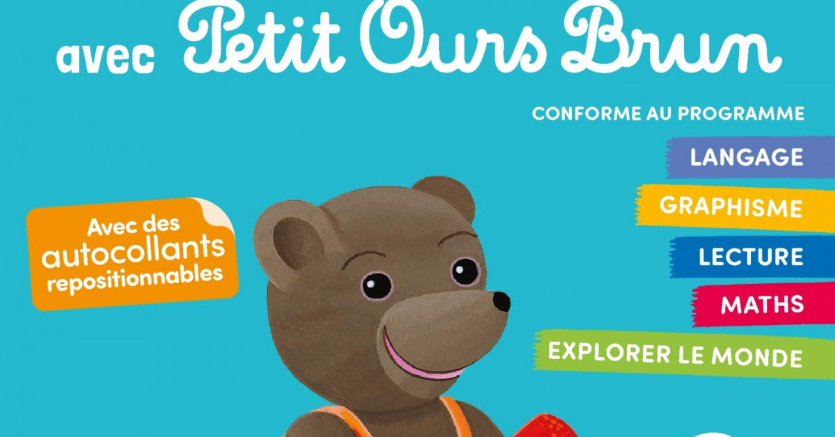 Page De Garde Cahier D Activites Petit Ours Brun Ps