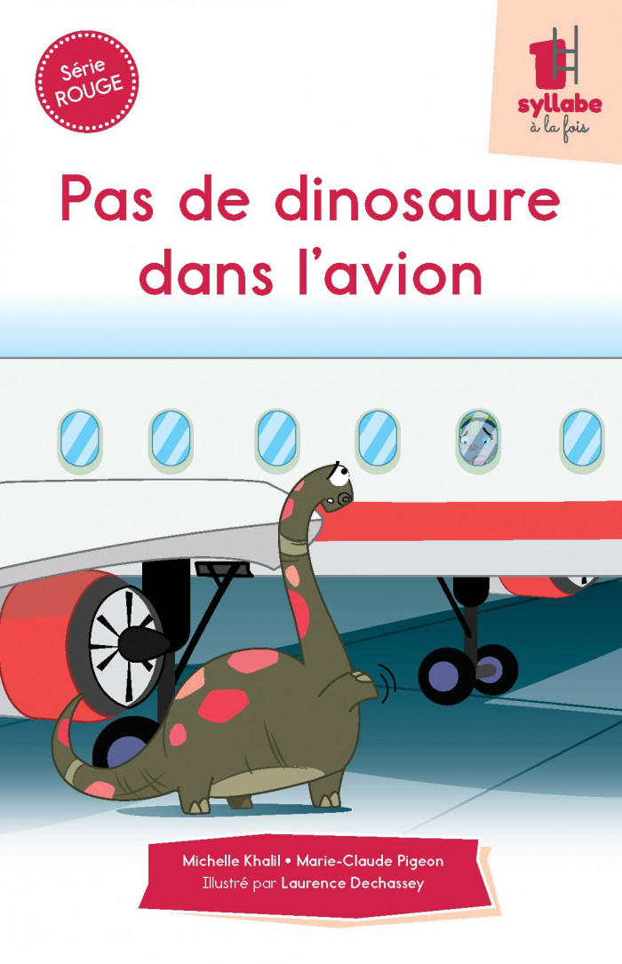 Couverture de Pas de dinosaure dans l'avion - Série rouge