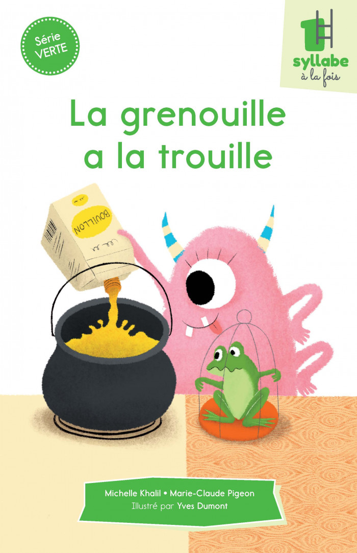 Couverture de La grenouille a la trouille - Série verte