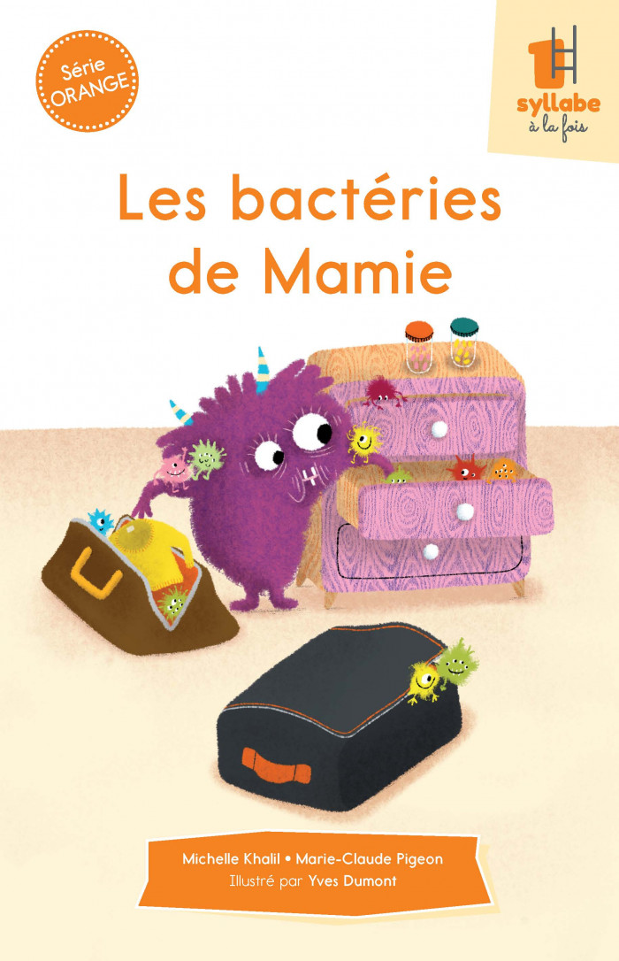 Couverture de Les bactéries de Mamie - Série orange