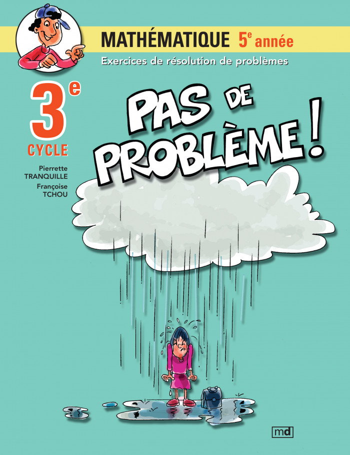 Couverture de Pas de problème! - Mathématique, 5e année