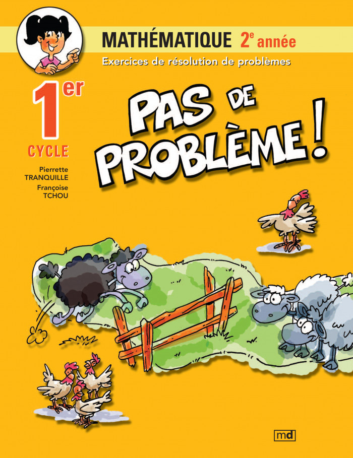 Couverture de Pas de problème! - Mathématique, 2e année