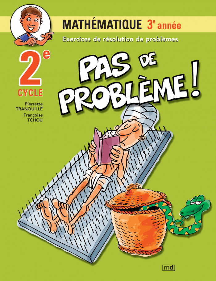 Couverture de Pas de problème! - Mathématique, 3e année