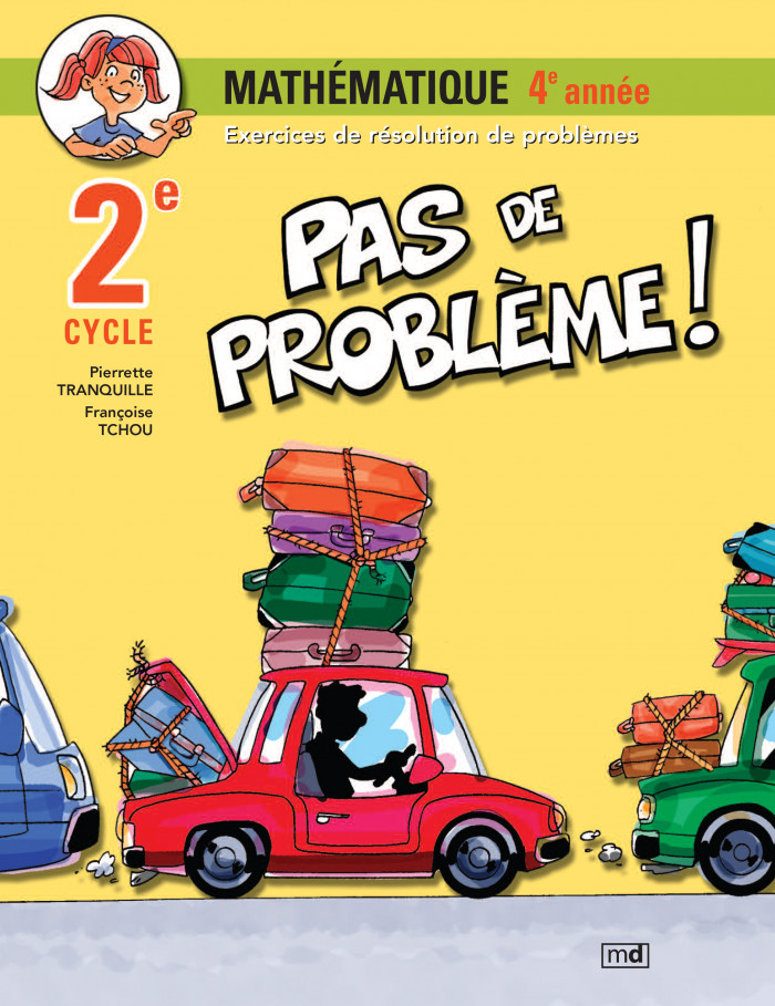 Couverture de Pas de problème! - Mathématique, 4e année
