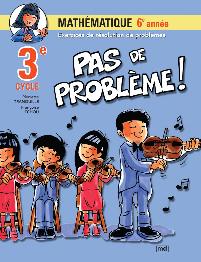 Couverture de Pas de problème! - Mathématique, 6e année