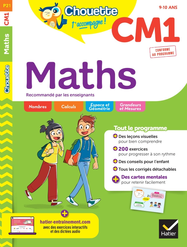 Couverture de Chouette : Maths, CM1