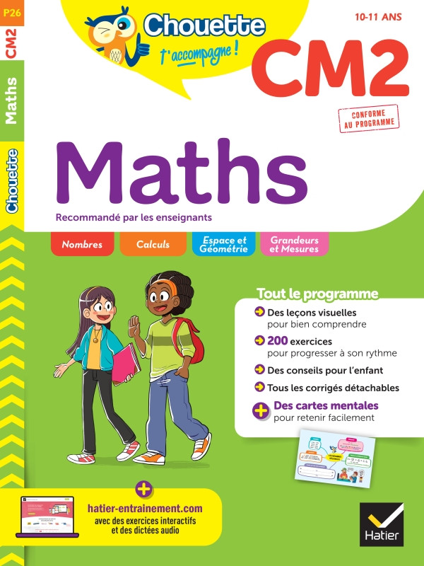 Couverture de Chouette : Maths, CM2