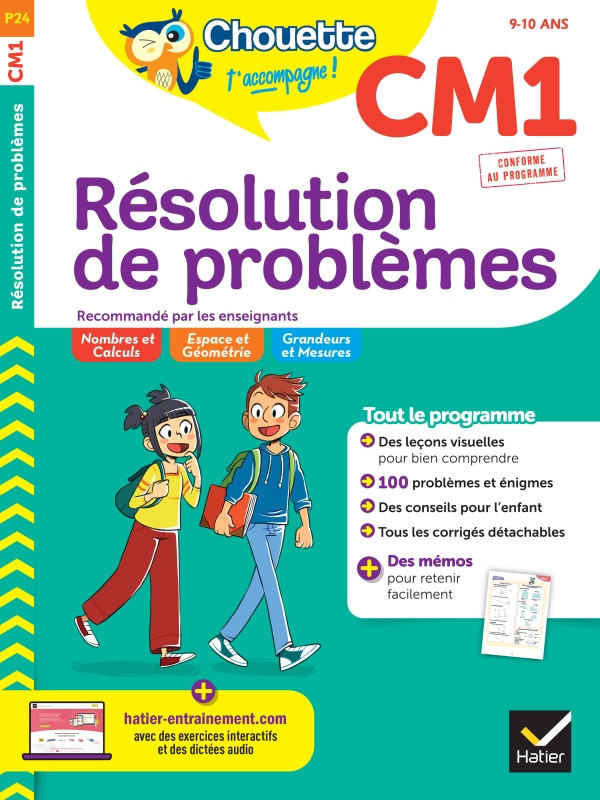 Couverture de Résolution de problèmes, CM1