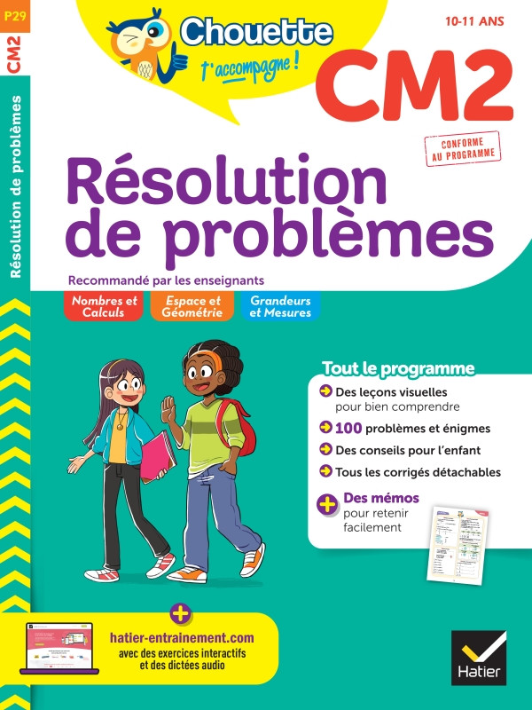 Couverture de Résolution de problèmes, CM2