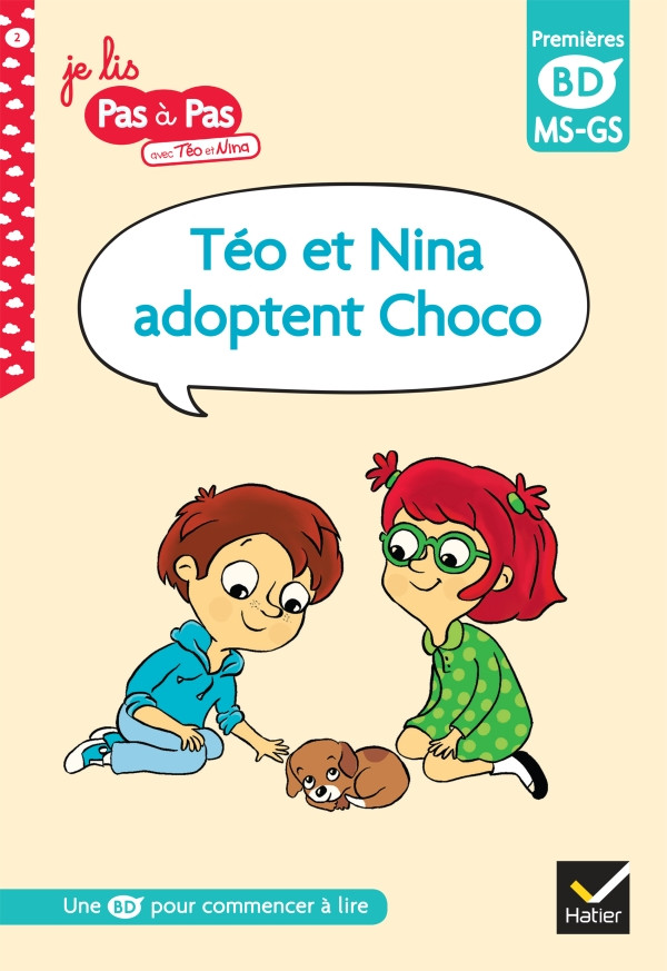 Couverture de Téo et Nina adoptent Choco