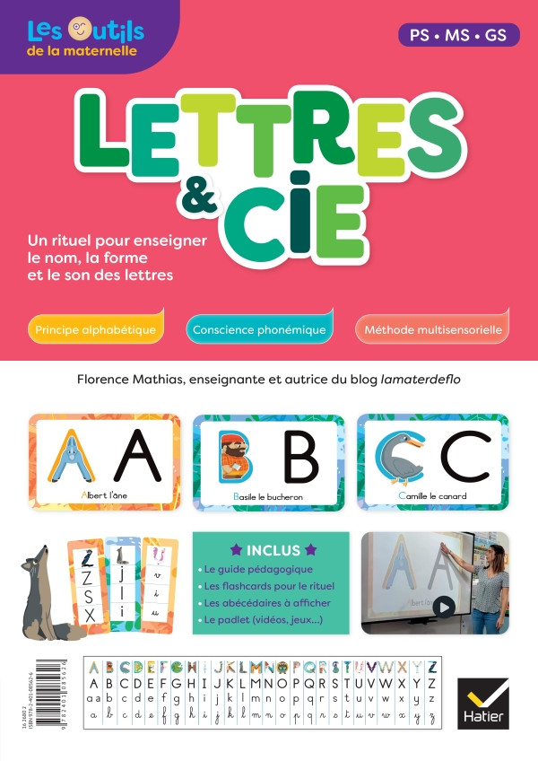 Couverture de Lettres et compagnie - Français- Guide pédagogique + flashcards