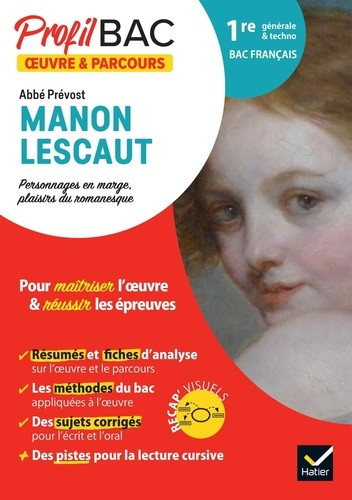 Couverture de Manon Lescaut - Bac 2023 - Profil Bac Oeuvre & Parcours
