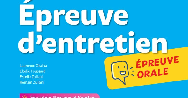 Épreuve d'entretien - CRPE 2023-2024 - Épreuve orale d'admission