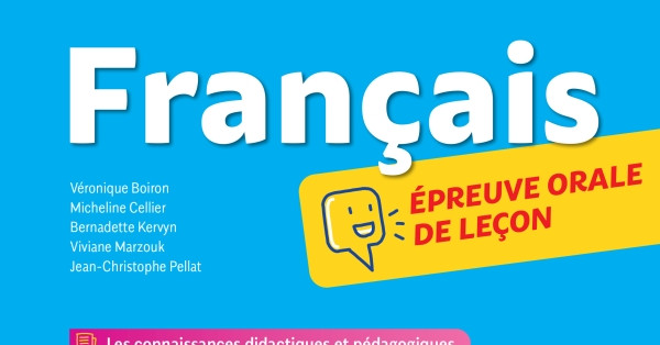 Français - CRPE 2023-2024 - Épreuve orale d'admission - Distribution HMH