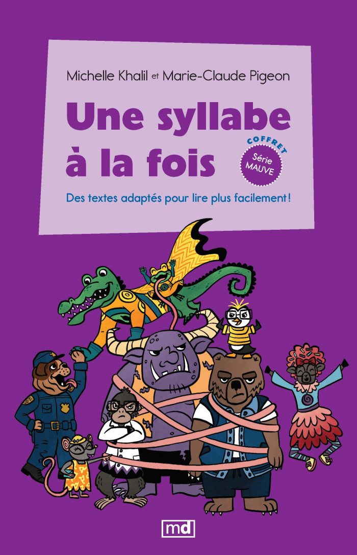 Couverture de Une syllabe à la fois - Coffret série mauve