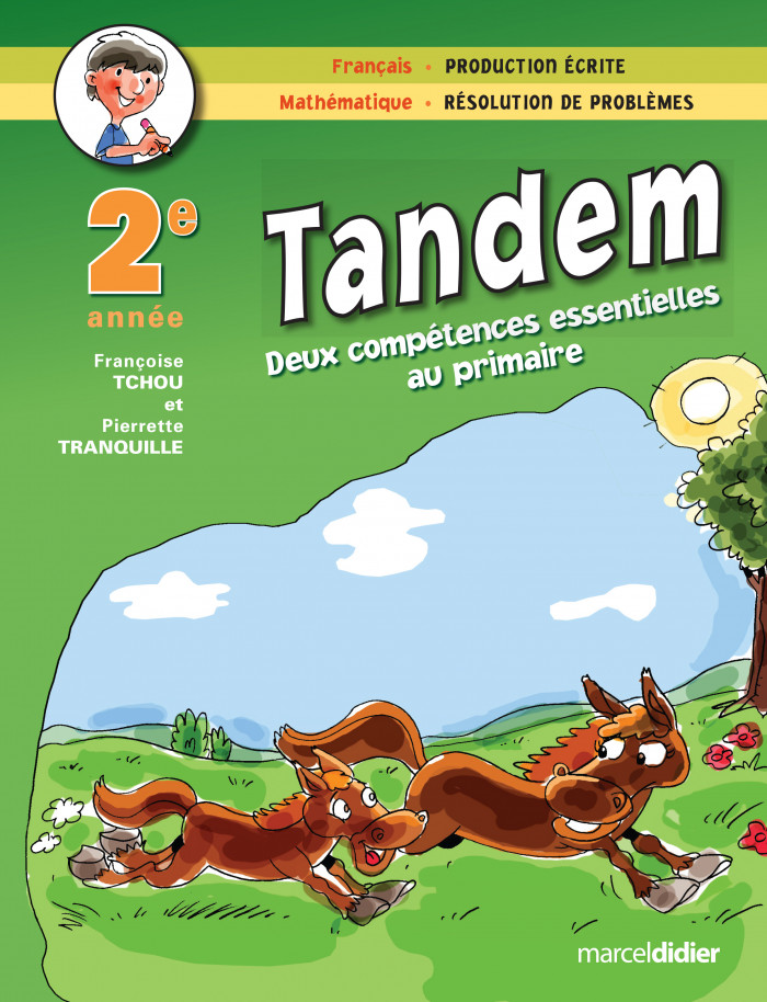 Couverture de Tandem - Français et mathématique, 2e année