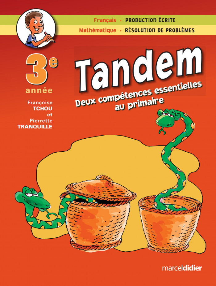 Couverture de Tandem - Français et mathématique, 3e année