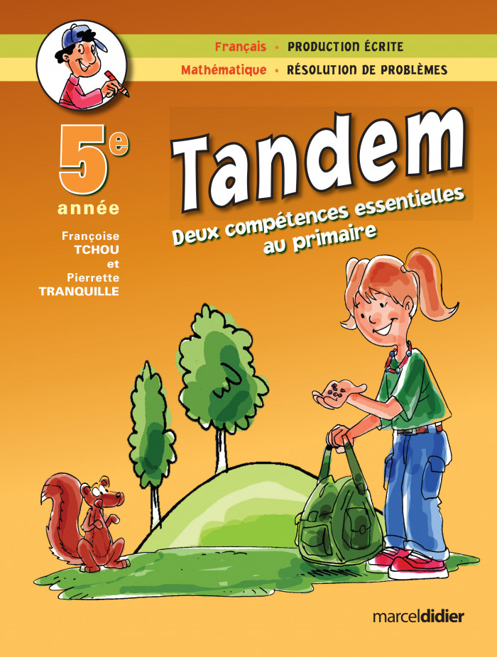 Couverture de Tandem - Français et mathématique, 5e année