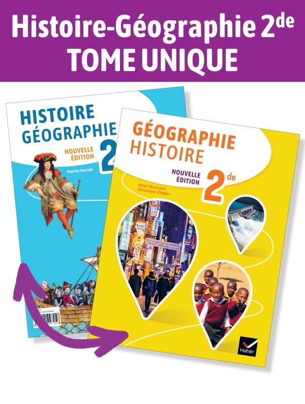 Couverture de Histoire Géographie 2de - Livre de l'élève