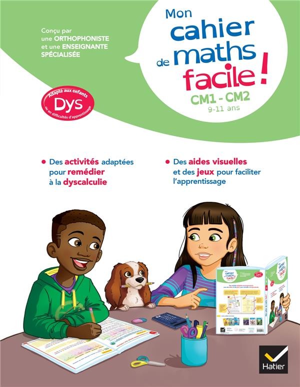 Mon cahier de maths facile! DYS, CM1/CM2 - Distribution HMH
