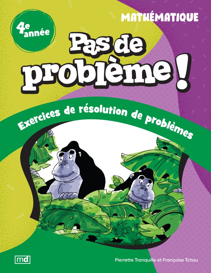 Couverture de Pas de problème! - Mathématique, 4e année